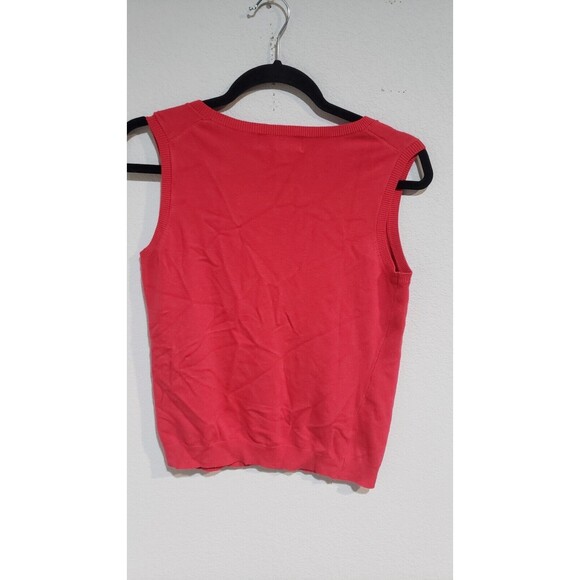 Philosophy Republic Clothing Womens Size Medium Red Sleeveless Sweater Vest Soft - Picture 3 of 5